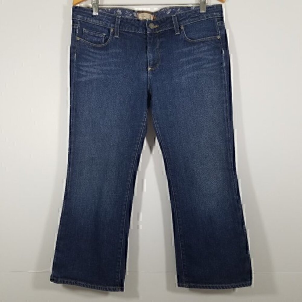 PAIGE Hollywood Hills Classic Rise Boot Capri Jean